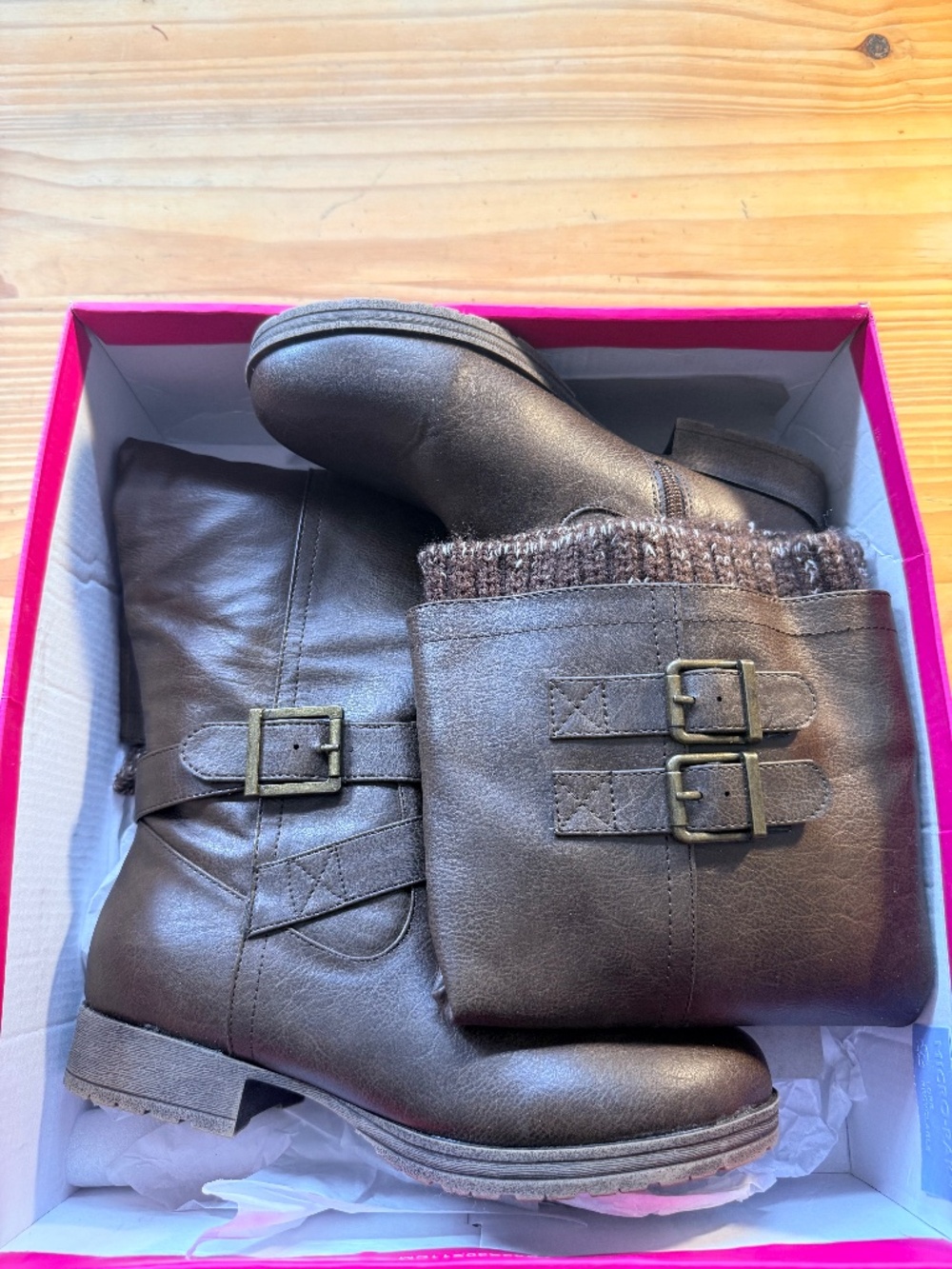 Dark brown boots size 6.5